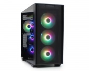 kuciste za racunare kompjuter cena - A21 PLUS TG ARGB micro-ATX kućište crno