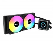 vodeno hladjenje cene - LM240 ARGB CPU LIQUID COOLER WITH ANIMATION DISPLAY - Vodeno hlađenje crno (LM240BK) F