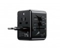 WP-U69 Univerzalni Strujni GaN punjač, 5-porta USB (3.0 i 4 x 3.1 tipC-EU/UK/AU/US/JAP) 35W, crni