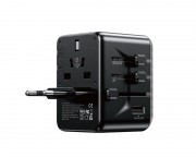 WEKOME - WP-U69 Univerzalni Strujni GaN punjač, 5-porta USB (3.0 i 4 x 3.1 tipC-EU/UK/AU/US/JAP) 65W, crni