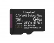 KINGSTON - Memorijska kartica U1 V10 SDXC 64GB Canvas Select Plus G3 100R A1 SDCS3/64GBSP