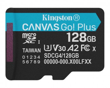 Memorijska kartica U3 V30 microSDXC 128GB Canvas Go Plus 200MB/s A2 SDCG4/128GBSP