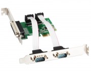 kabl, adapter - PCI Express kontroler 2xSerial + 1 Parallel