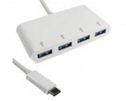 hub cena cena - USB 3.1 tip C HUB 4port beli