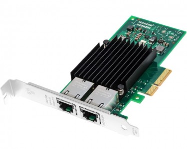 PCI-Express x4 kontroler na 2-porta 10 Gigabit Ethernet (Intel x 550)