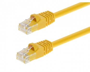 Kabl UTP patch Cat6 0.3m žuti