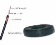 Mrežna oprema - Kabl RG174+2x0.5 CU 100m STAR