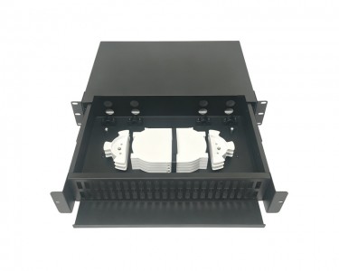 Fiber patch panel/48-port/2U/SC/DX