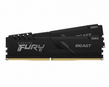 DIMM DDR4 32GB (2x16GB kit) 3200MT/s KF432C16BBK2/32 Fury Beast Black