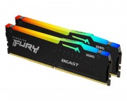 RAM memorije DDR4 i DDR5 cena - DIMM DDR5 64GB (2x32GB kit) 6000MT/s KF560C36BBE2AK2-64 FURY Beast RGB EXPO