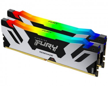 DIMM DDR5 48GB (2x24GB kit) 8000MT/s KF580C38RSAK2-48 FURY Renegade Silver RGB XMP