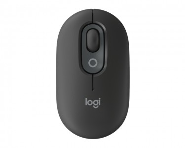 Pop Mouse with Emoji, graphite miš