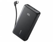 ANKER Power Bank - Zolo 20000mAh, 22.5W, sa ugrađenim USB-C kablom, Power Bank crni