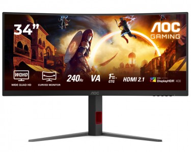 34 inča CU34G4Z WQHD 3440x1440 Fast VA 240 Hz FreeSync zakrivljeni gaming monitor