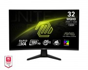 monitor za kompjuter cena - 32 inča MAG 32CQ6F WQHD 2560x1440 Rapid VA 180 Hz zakrivljeni gaming monitor