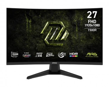 27 inča MAG 275CF X24 FHD 1920x1080 Rapid VA 240 Hz zakrivljeni gaming monitor