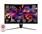 monitor za kompjuter cena - 32 inča MPG 321CURX QD-OLED, 4K UHD 3840x2160 QD OLED 240 Hz G-Sync zakrivljeni gaming monitor