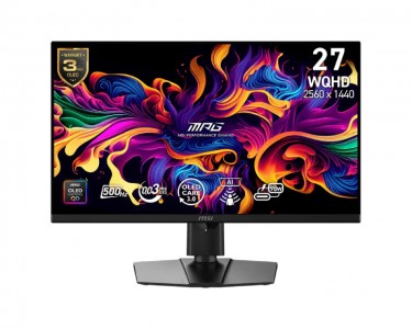 27 inča MPG 271QR QD-OLED X50 2560x1440 OLED 500Hz G-Sync gaming monitor