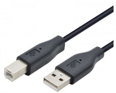 Kabl USB A - USB B M/M 1.8m crni