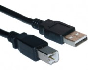 kabl, adapter - Kabl USB A - USB B M/M 3m crni
