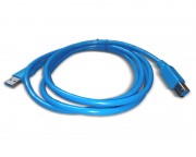 kabl, adapter - Kabl USB 3.0 - USB 3.0 B M/M 1.8m plavi