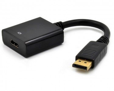 Adapter DisplayPort (M) - HDMI (F) crni