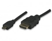 kabl, adapter - Kabl HDMI (M) - HDMI Mikro-D (M) 1.5m crni