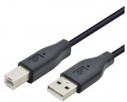 kabl, adapter - Kabl USB A - USB B M/M 5m crni