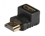 kabl, adapter - Adapter HDMI (M) - HDMI (F) pod uglom crni
