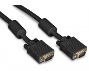 kabl, adapter - Kabl VGA D-sub M/M 3m HQ feritno jezgro crni