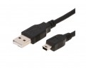 Kabl 2.0 USB A - USB Mini-B M/M 1.8m crni
