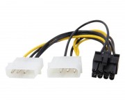 kabl, adapter - Naponski adapter za PCI-E VGA (8-pin) -2x Molex