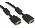 Kabl VGA D-sub M/M 5m HQ feritno jezgro crni