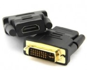 kabl, adapter - Adapter DVI (24+5) na HDMI (m/ž) crni