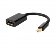 kabl, adapter - Adapter Mini Display port (M) - Display Port (F) crni