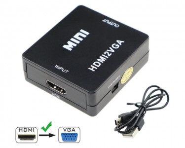 Adapter HDMI na VGA 1080P