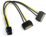 kabl, adapter - Naponski adapter za PCI-E VGA (6-pin) -2x Sata