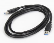 kabl, adapter - Kabl 3.0 USB A - USB 3.0 A M/M 1.8m crni