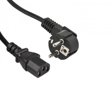 Kabl naponski za računar crni Premium 1.8m, 3x1mm