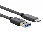 kabl, adapter - Kabl 3.0 USB A - USB 3.1 tip C M/M 2m crni