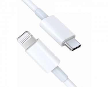Kabl 3.1 USB tip C na iPhone Lighting 5,6,7 2.4 A, 2m beli
