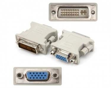 Adapter DVI-I (24+5) Dual Link (M) - VGA D-sub (F) beli