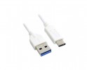 Kabl 3.0 USB A - USB 3.1 tip C M/M 1.5m (za Huawei) 66W, 6A beli