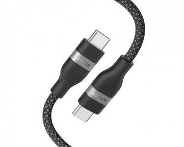 USB tip-C kabl M/M 0.9m, za Super brzo punjenje 240W/480Mbps, pleteni, crni