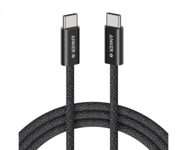 Zolo USB tip-C kabl M/M 1.8m, za Apple, super brzo punjenje 240W/480Mbps, pleteni, crni