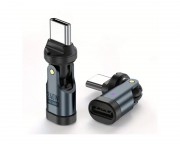 kabl, adapter - Rotirajuci USB-C (M/Ž) adapter, 240W,480Mbps, 540 stepeni rotacije