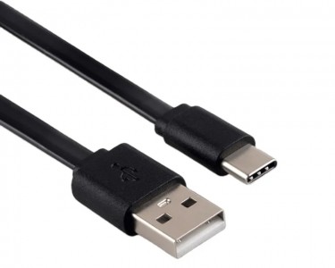 Kabl 2.0 USB A - USB 3.1 tip C M/M 5A, 2m, za brzo punjenje, crni