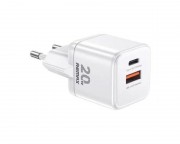 Brzi punjač za mobilni cena - Strujni Fast punjac Kings 1xUSB 3.0+1xTIP C 20W, CA-18, beli