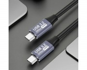 kabl, adapter - Kabl USB 3.2 na USB 3.2 8K/60 Hz, 20Gbps, 240W 3m, crni
