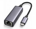 Mrežni Adapter USB 3.1 tip C (M) - Gigabit ethernet RJ-45 (F) crni